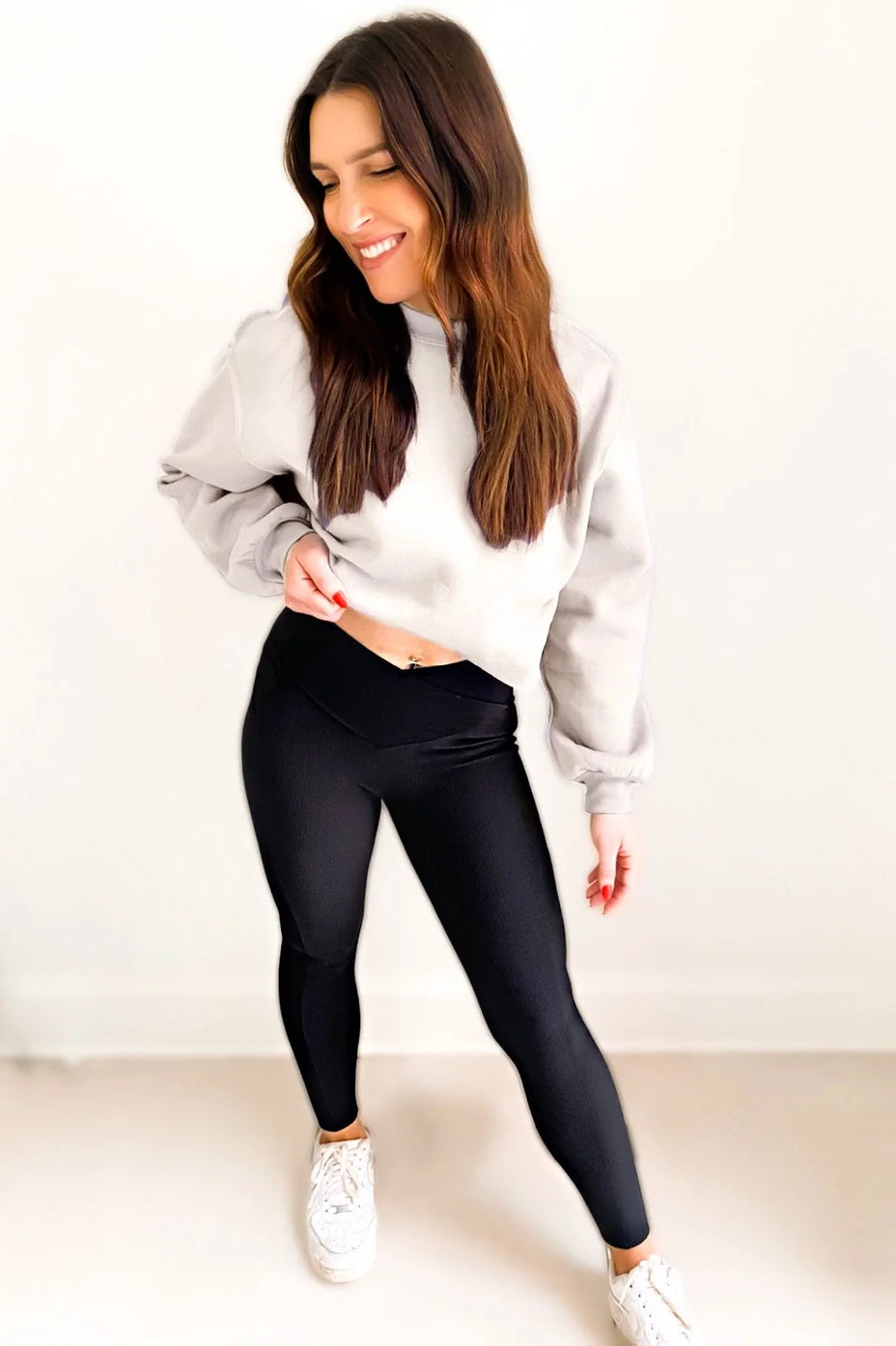 PREORDER: Max Sculpt Ribbed Leggings in Two Colors-Womens-Stay Foxy Boutique, Florissant, Missouri