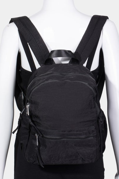 Fame Nylon Multi Pocket Backpack Bag-Stay Foxy Boutique, Florissant, Missouri
