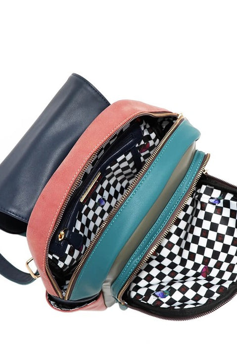 Nicole Lee USA Cat Eco-Leather Convertible Backpack Bag-Stay Foxy Boutique, Florissant, Missouri