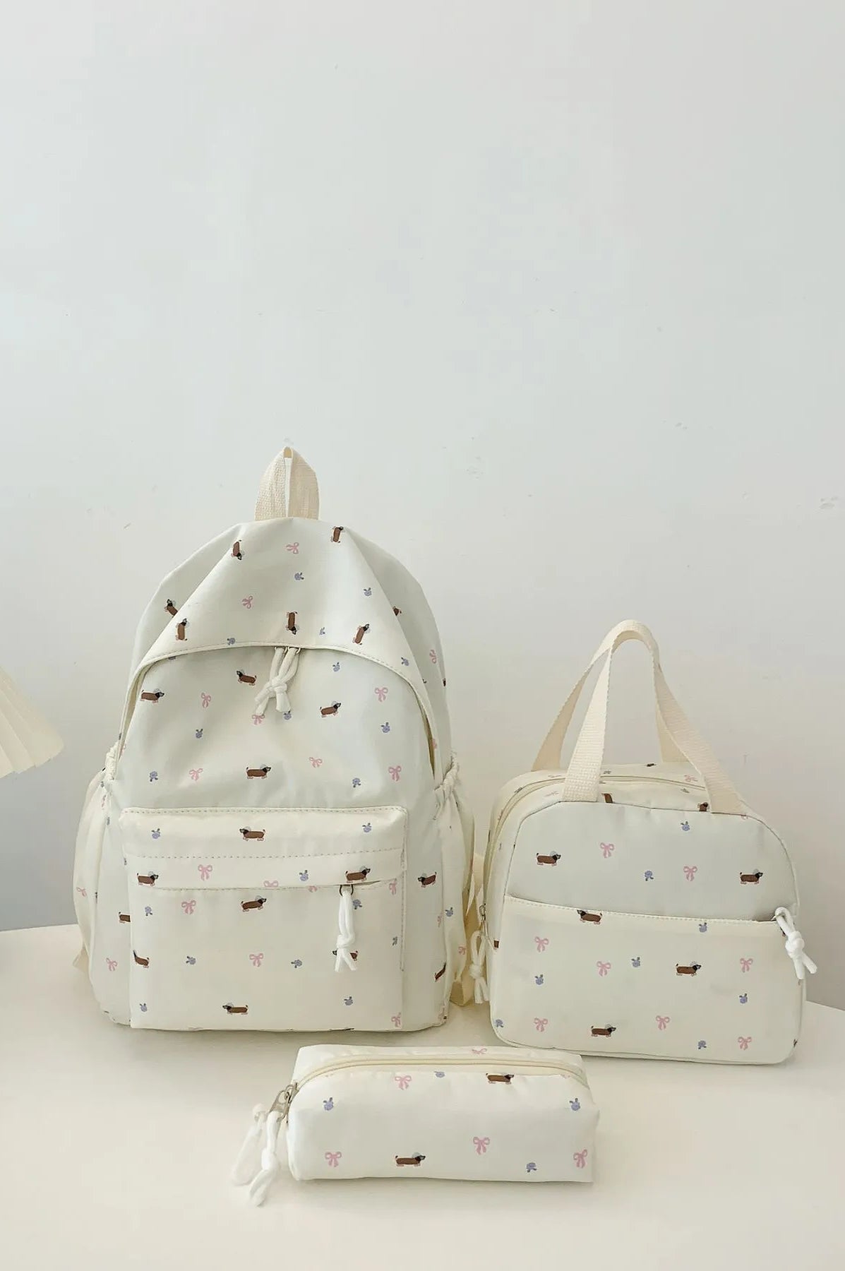 3-Piece Daisy Print Canvas Bag Set-Stay Foxy Boutique, Florissant, Missouri
