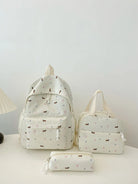 3-Piece Daisy Print Canvas Bag Set-Stay Foxy Boutique, Florissant, Missouri