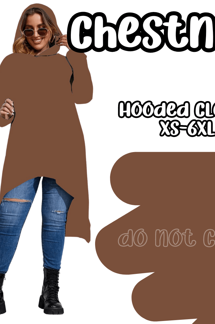 CHESNUT - HOODIE CLOAKS-CLOAKS-Stay Foxy Boutique, Florissant, Missouri