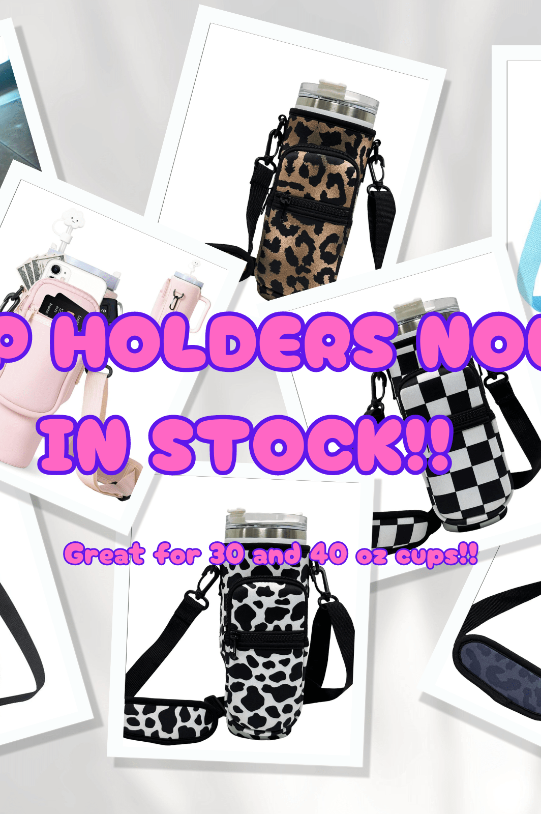 30/40 OZ NEOPRENE CUP HOLDERS NOW IN STOCK-Stay Foxy Boutique, Florissant, Missouri