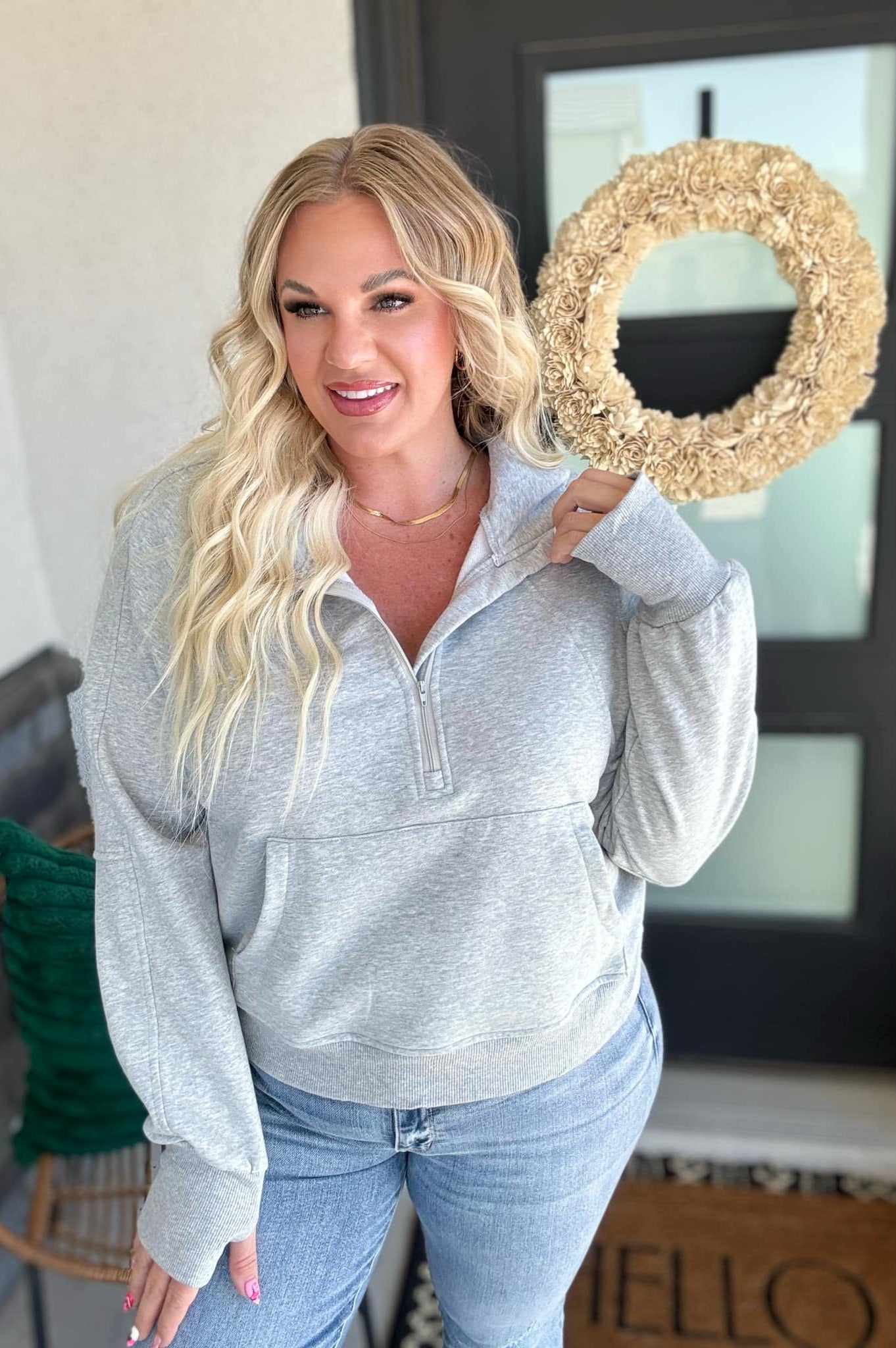 PREORDER: Newport Half Zip Pullover in Eight Colors-Womens-Stay Foxy Boutique, Florissant, Missouri