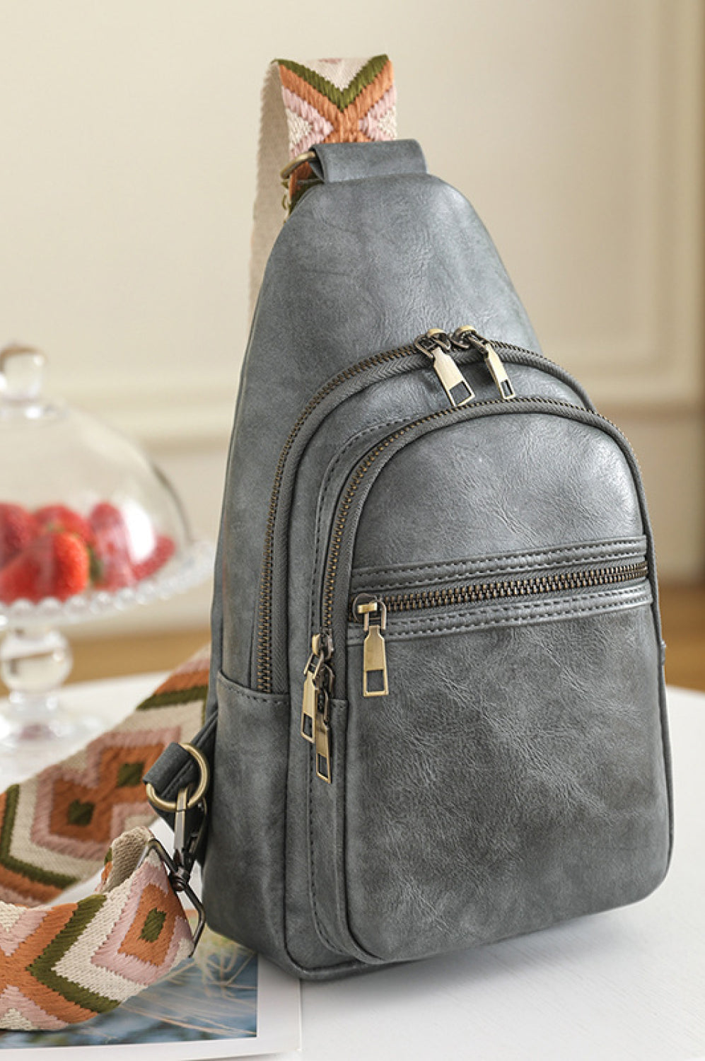 Adored It's Your Time PU Leather Sling Bag-Stay Foxy Boutique, Florissant, Missouri
