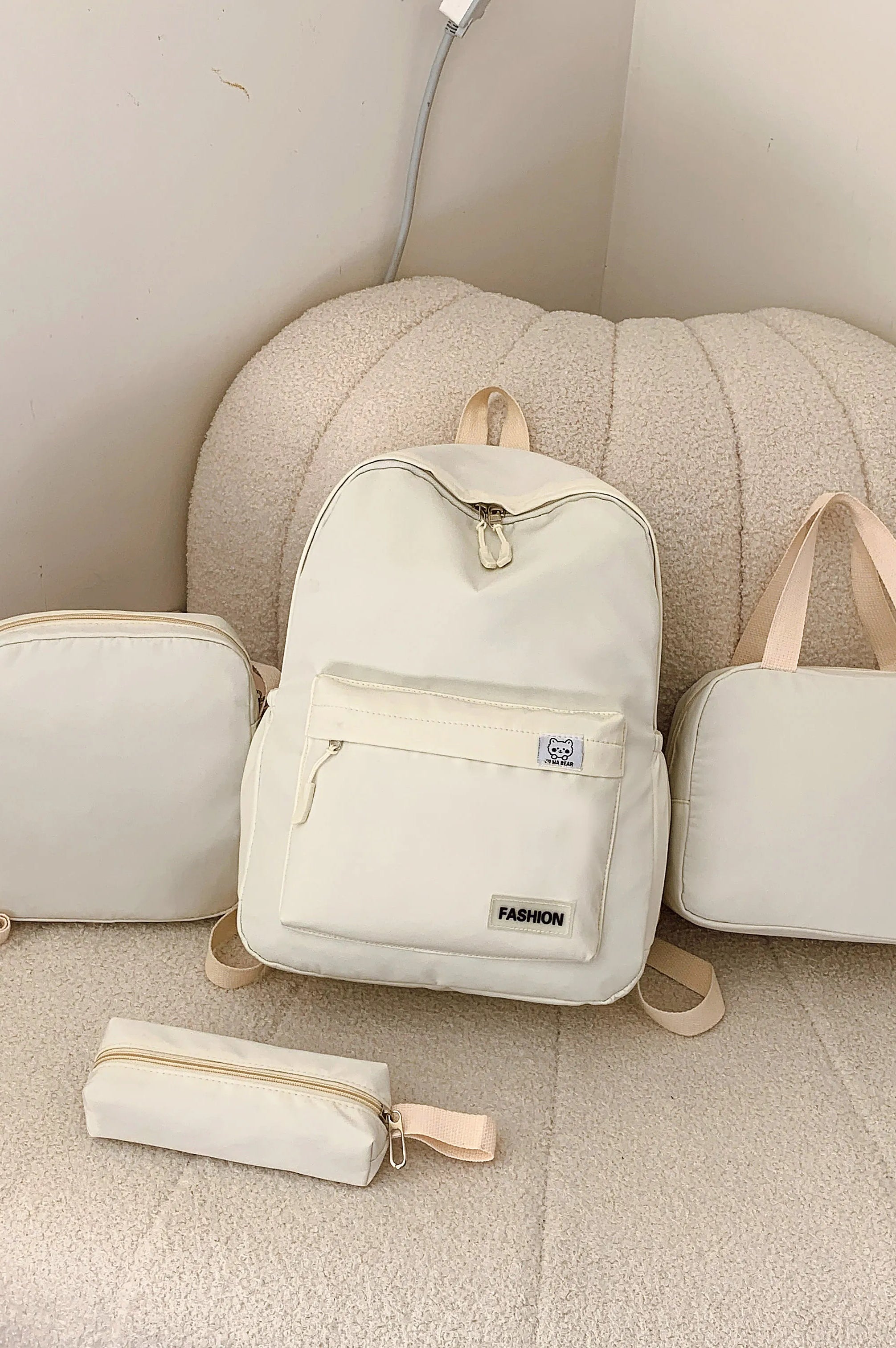 4-Piece Canvas Bag Set-Stay Foxy Boutique, Florissant, Missouri