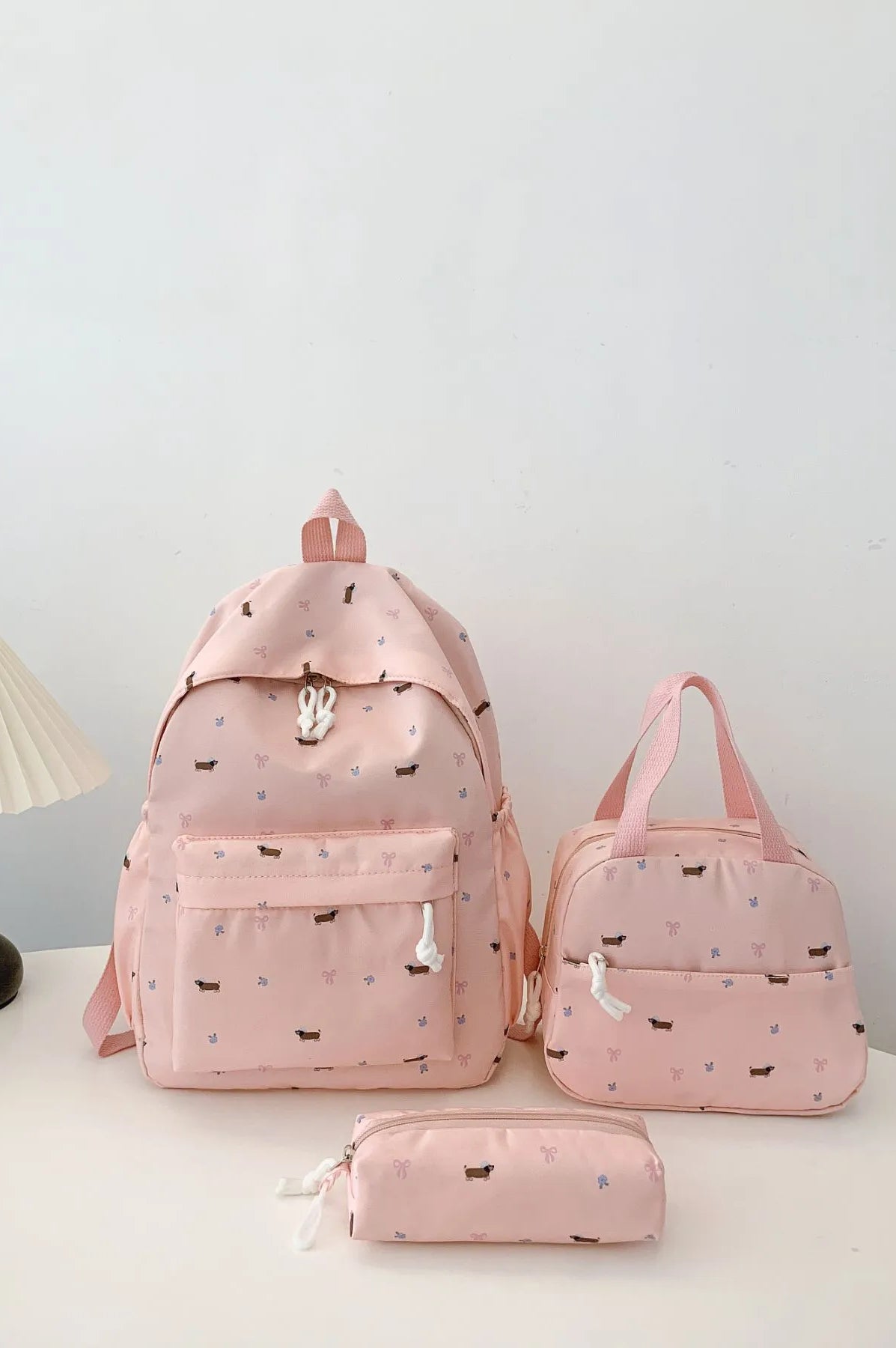3-Piece Daisy Print Canvas Bag Set-Stay Foxy Boutique, Florissant, Missouri