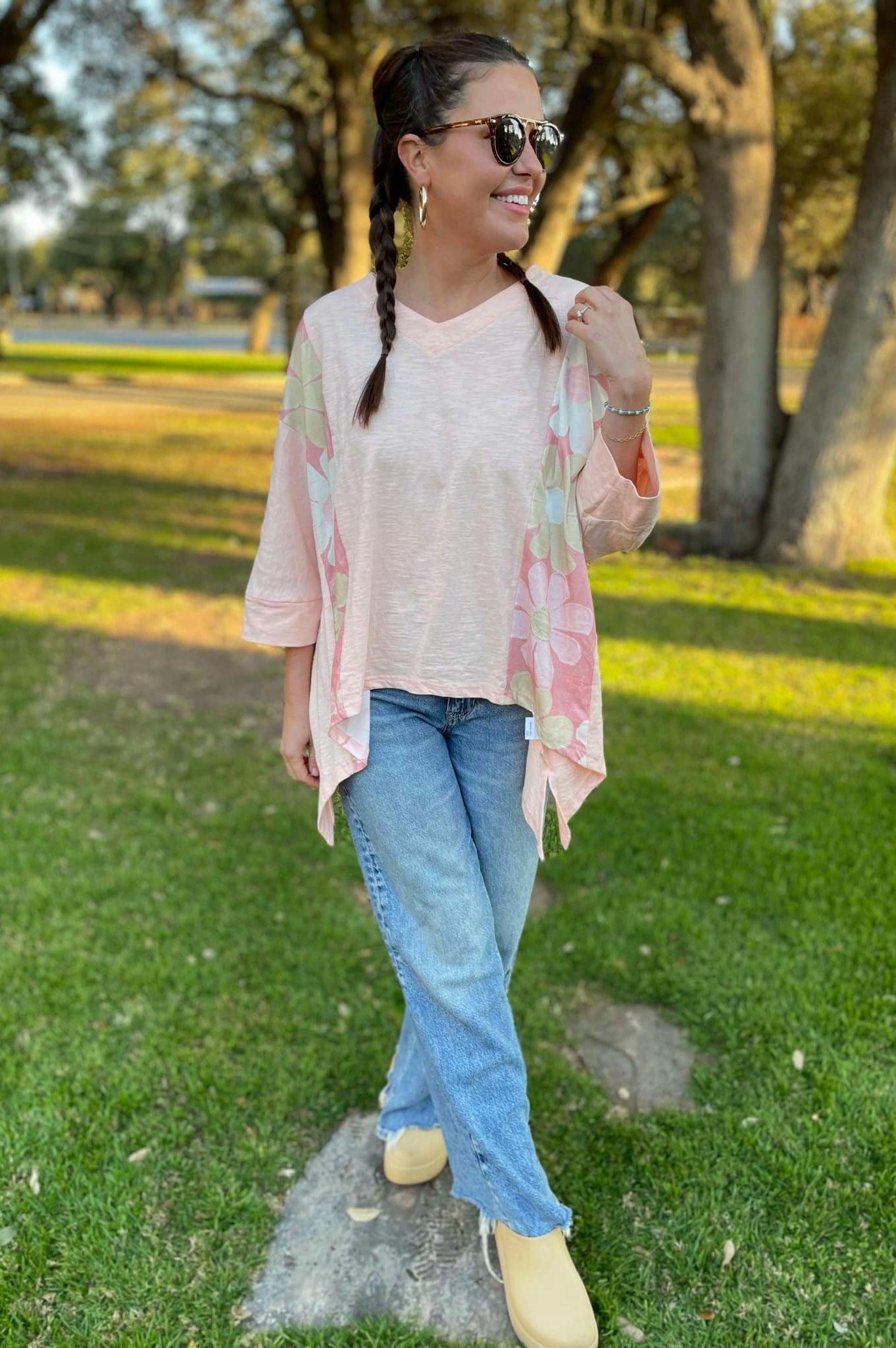 PREORDER: Stay Groovy Top in Two Colors-Womens-Stay Foxy Boutique, Florissant, Missouri