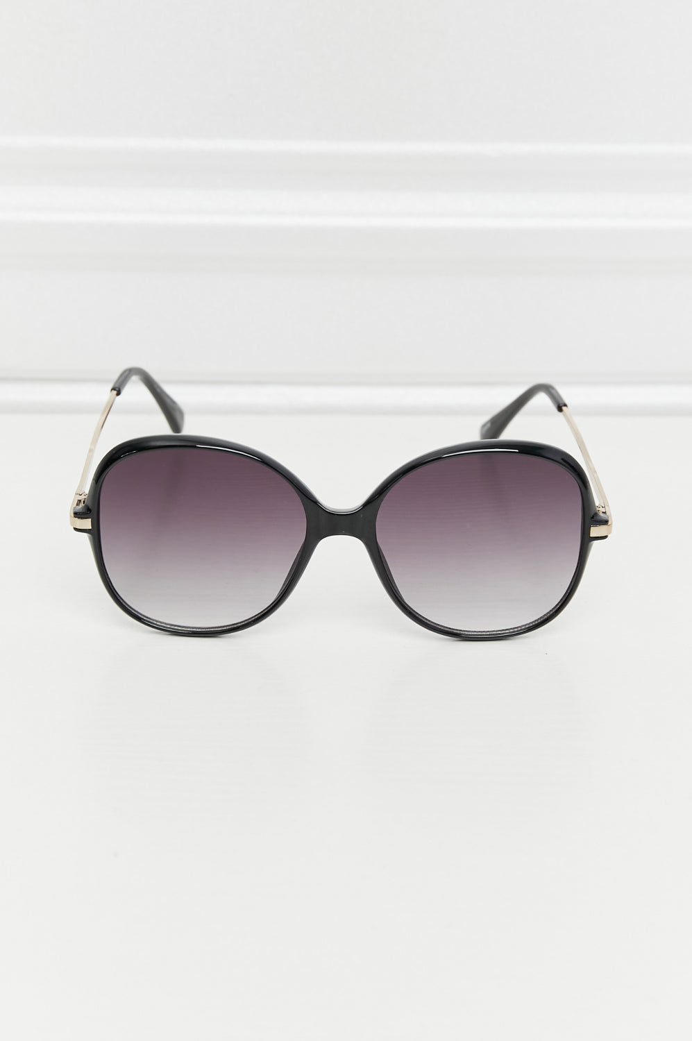 Metal-Plastic Hybrid Full Rim Sunglasses-Stay Foxy Boutique, Florissant, Missouri