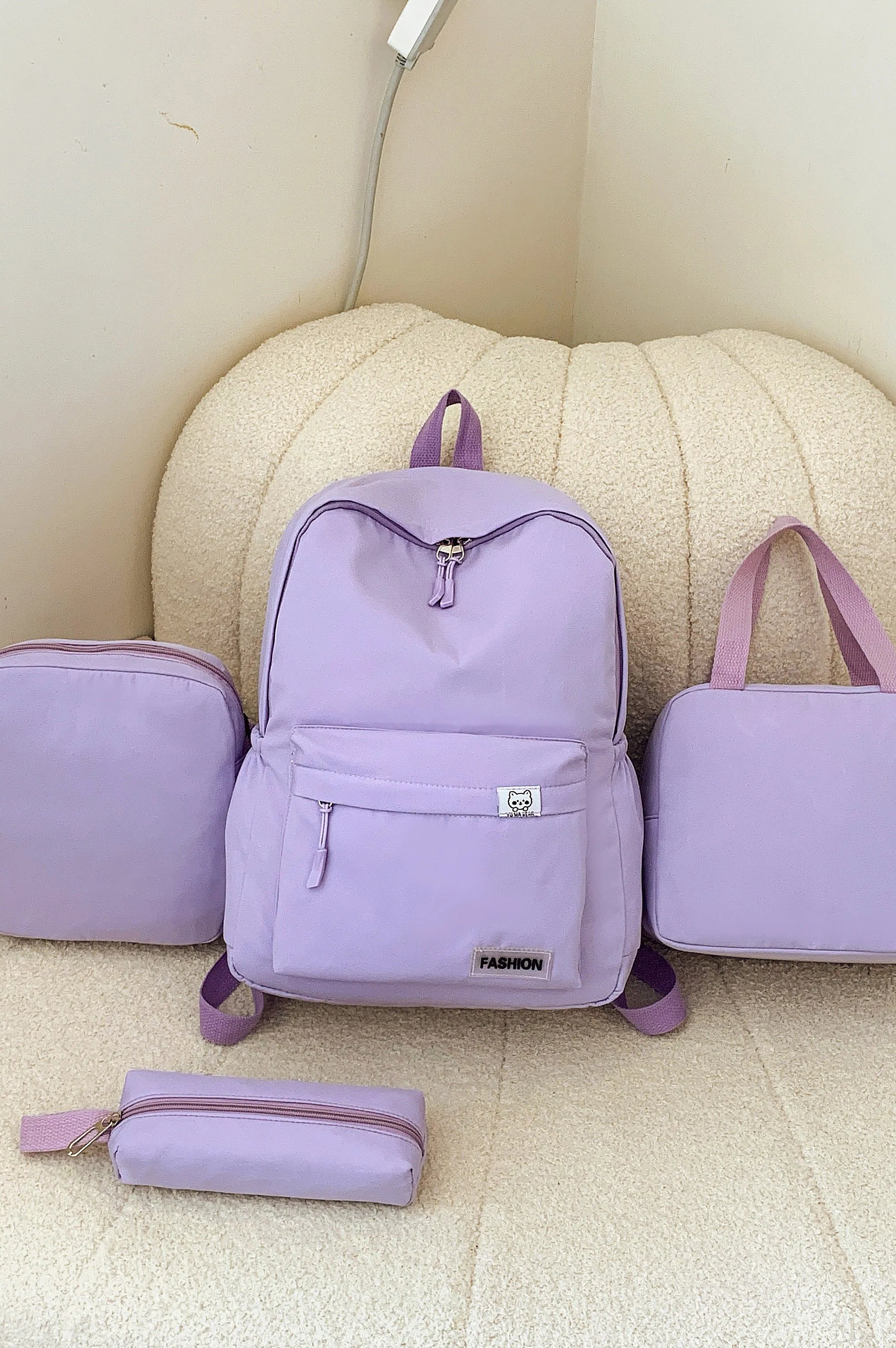 4-Piece Canvas Bag Set-Stay Foxy Boutique, Florissant, Missouri