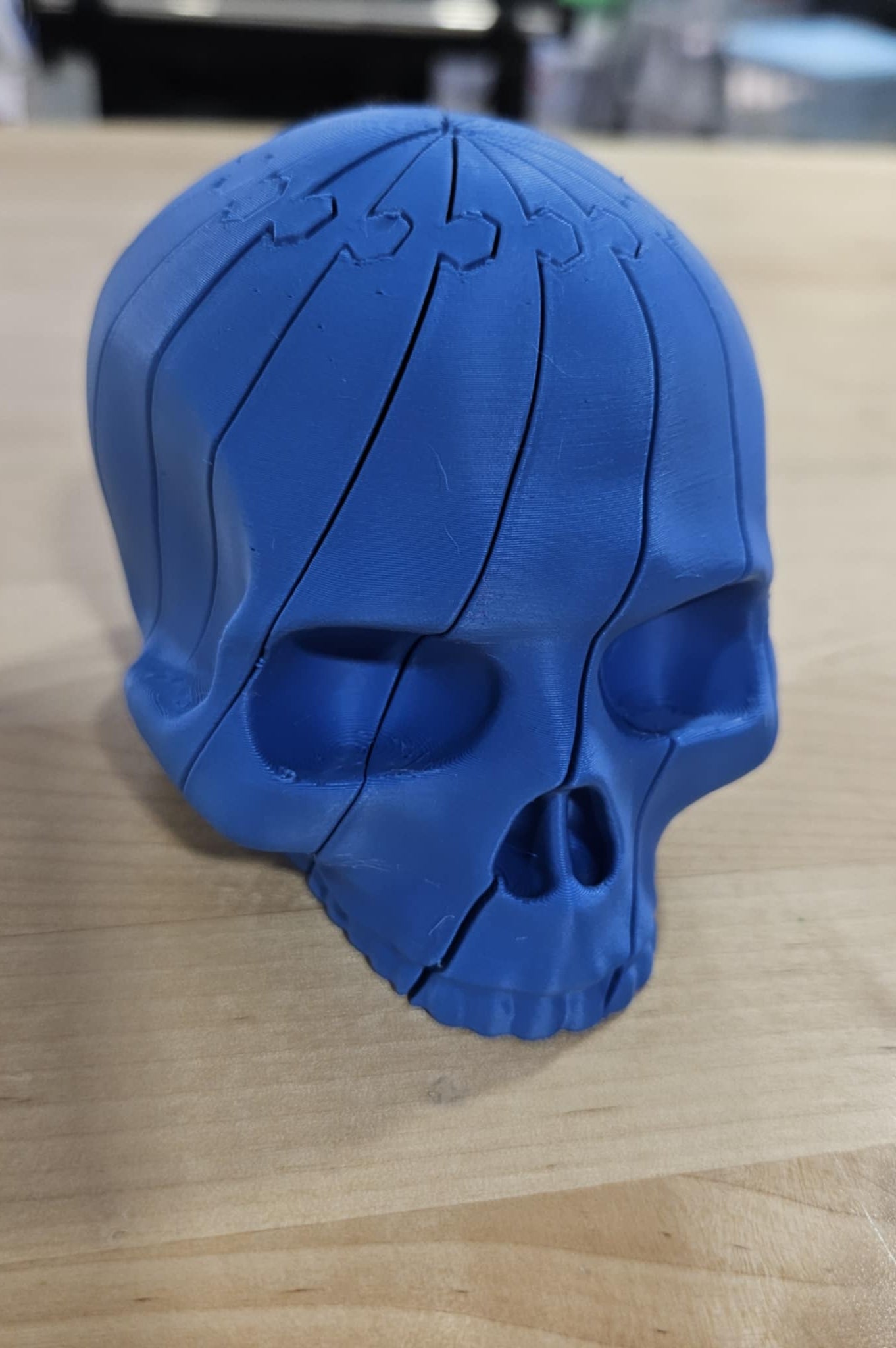COLORFUL FIDGET SKULL- 3D PRINTED-Stay Foxy Boutique, Florissant, Missouri