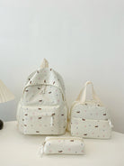 3-Piece Daisy Print Canvas Bag Set-Stay Foxy Boutique, Florissant, Missouri