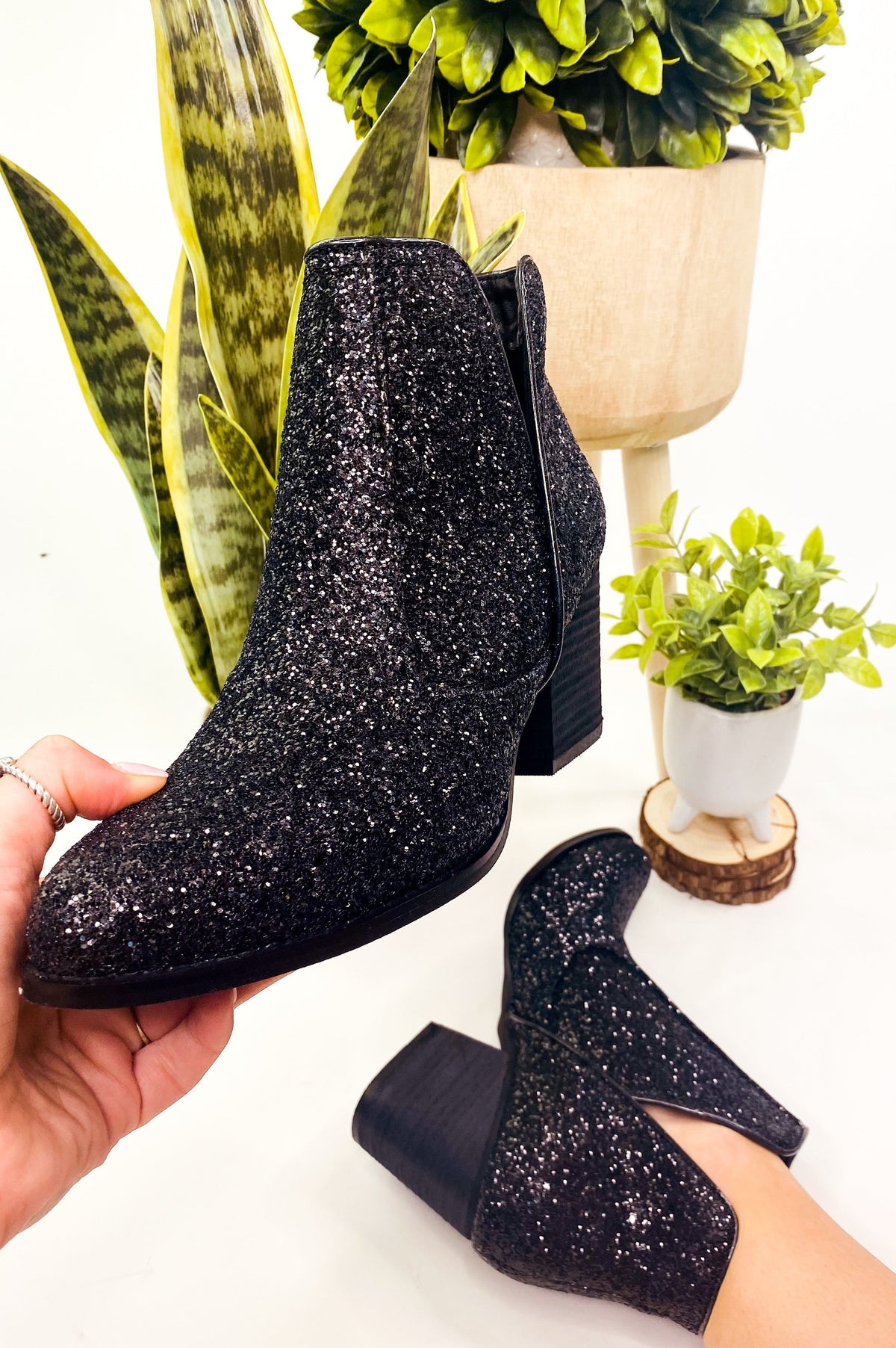 Fiera Booties in Black-110 Fashion Boots-Stay Foxy Boutique, Florissant, Missouri