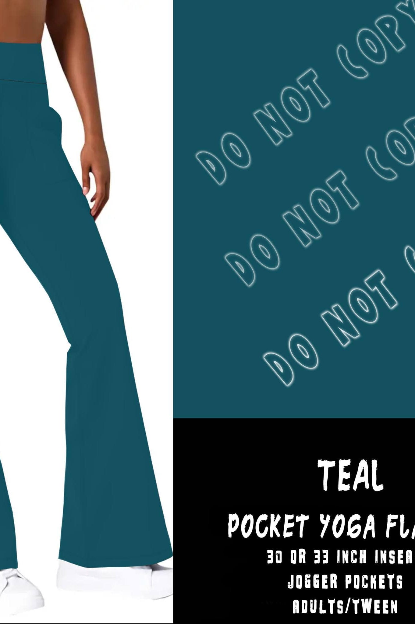 FLARES AND TEES RUN - TEAL- YOGA FLARES-YOGA PANTS-Stay Foxy Boutique, Florissant, Missouri