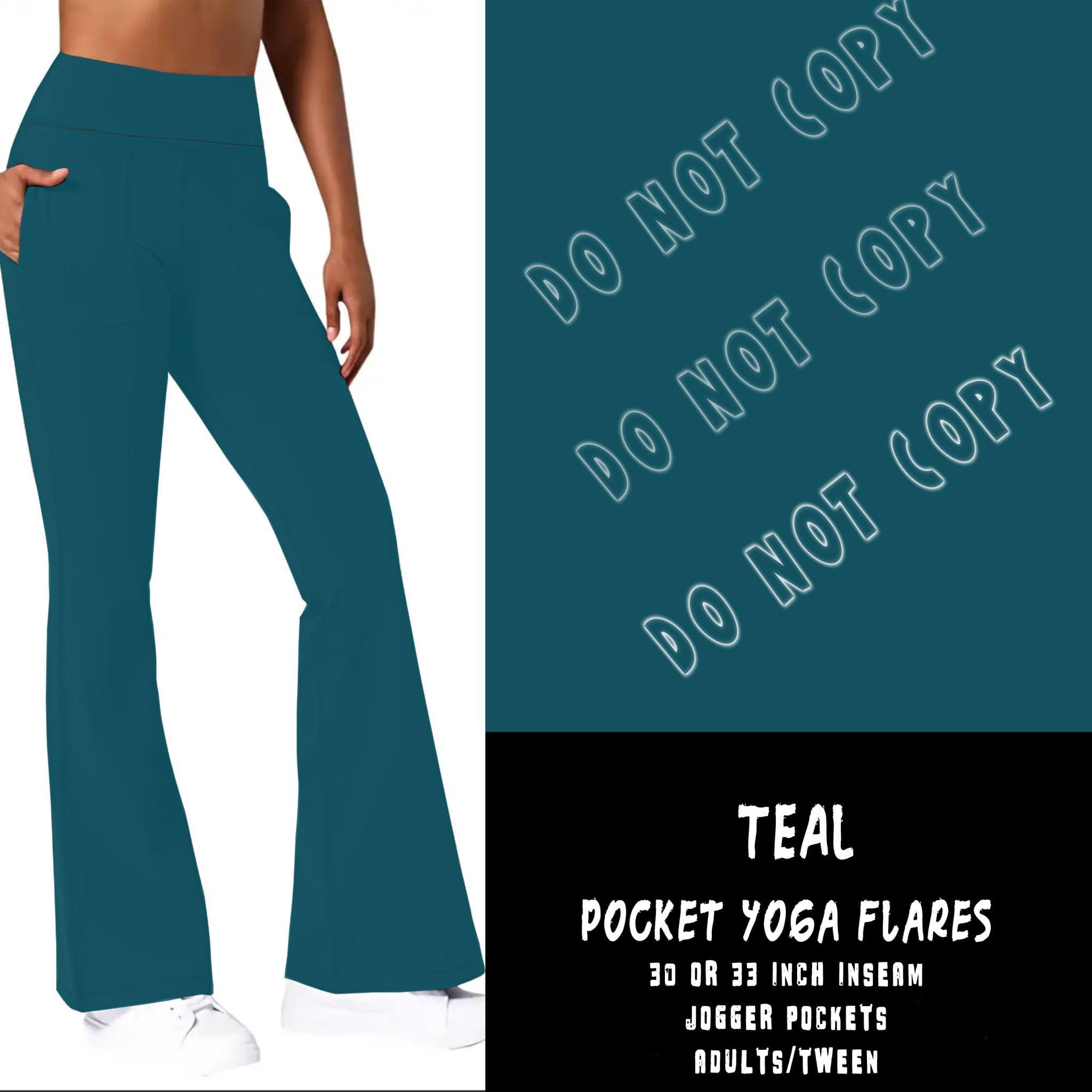 FLARES AND TEES RUN - TEAL- YOGA FLARES-YOGA PANTS-Stay Foxy Boutique, Florissant, Missouri