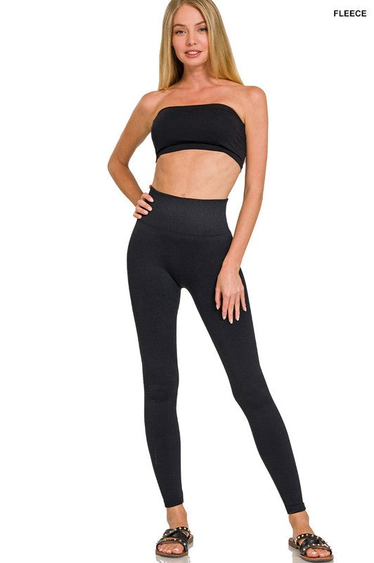 Sweet Steppin' High Waist Leggings in Black-Womens-Stay Foxy Boutique, Florissant, Missouri