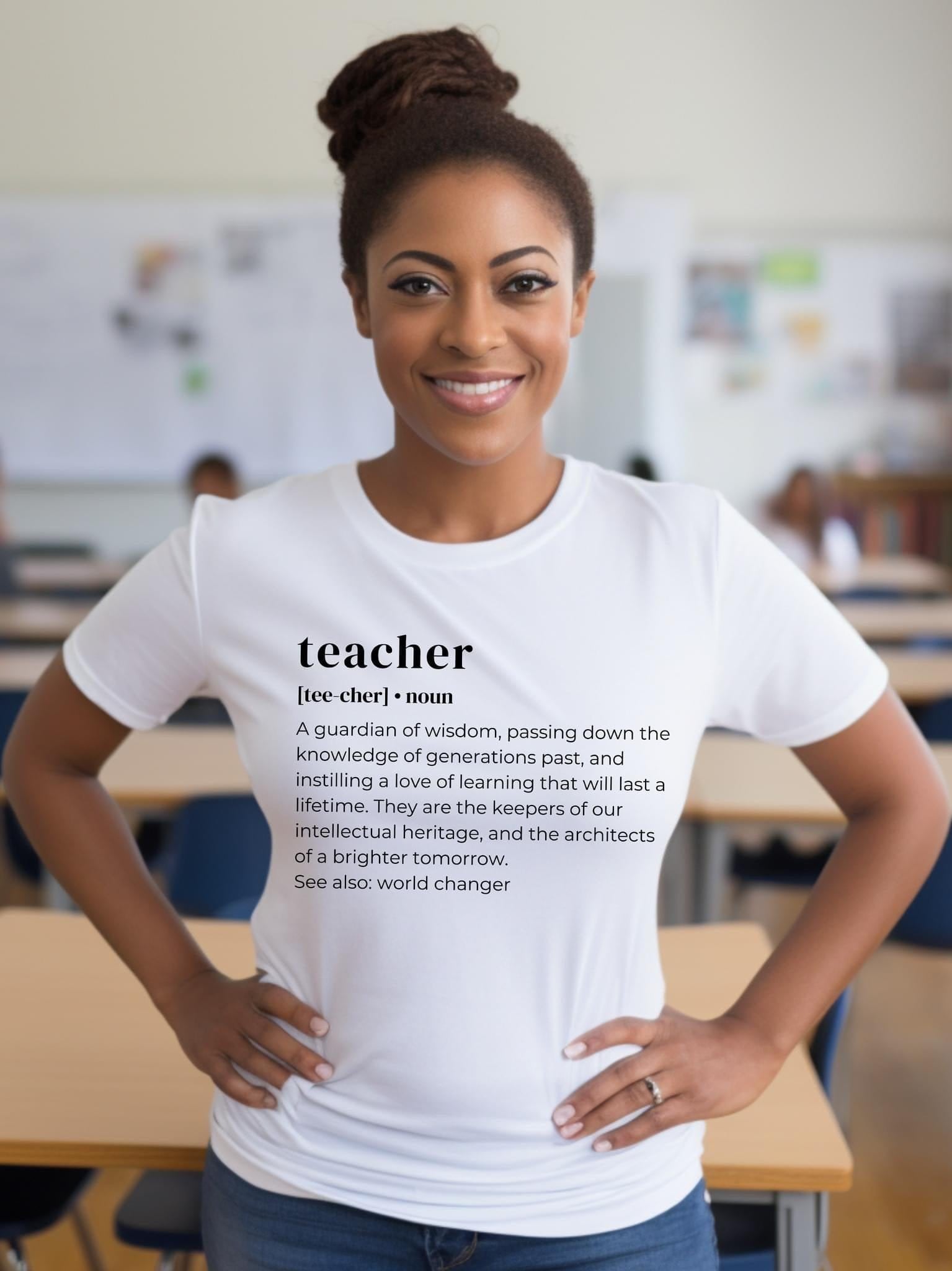 Teacher Graphic T-Graphic T-Stay Foxy Boutique, Florissant, Missouri