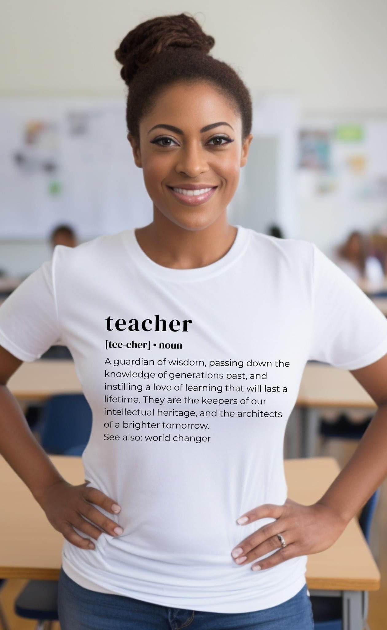 Teacher Graphic T-Graphic T-Stay Foxy Boutique, Florissant, Missouri