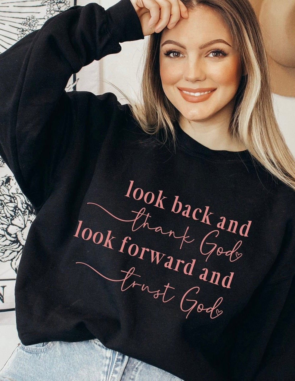 Look Back Graphic T-Graphic T-Stay Foxy Boutique, Florissant, Missouri