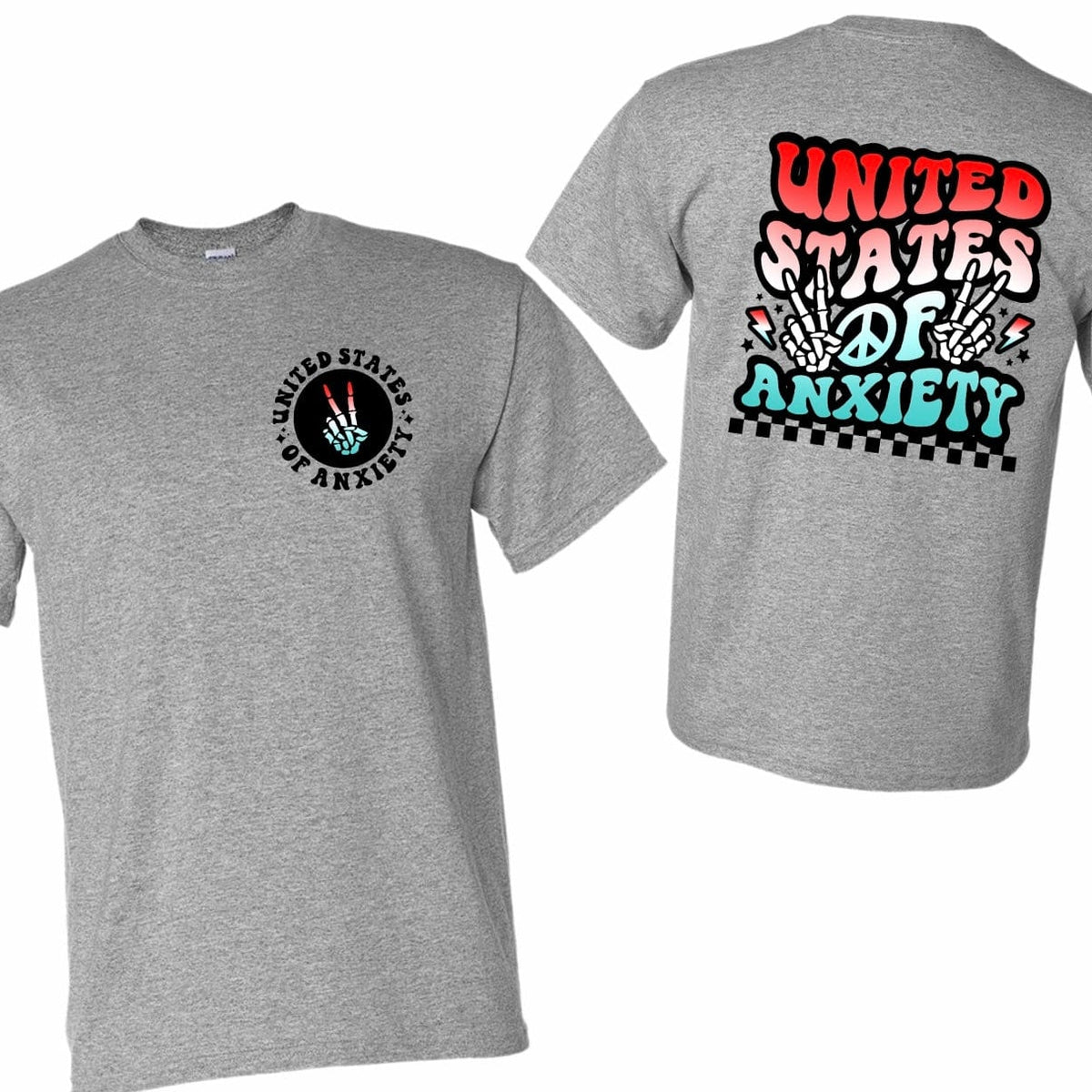 Anxiety Graphic T-Graphic T-Stay Foxy Boutique, Florissant, Missouri