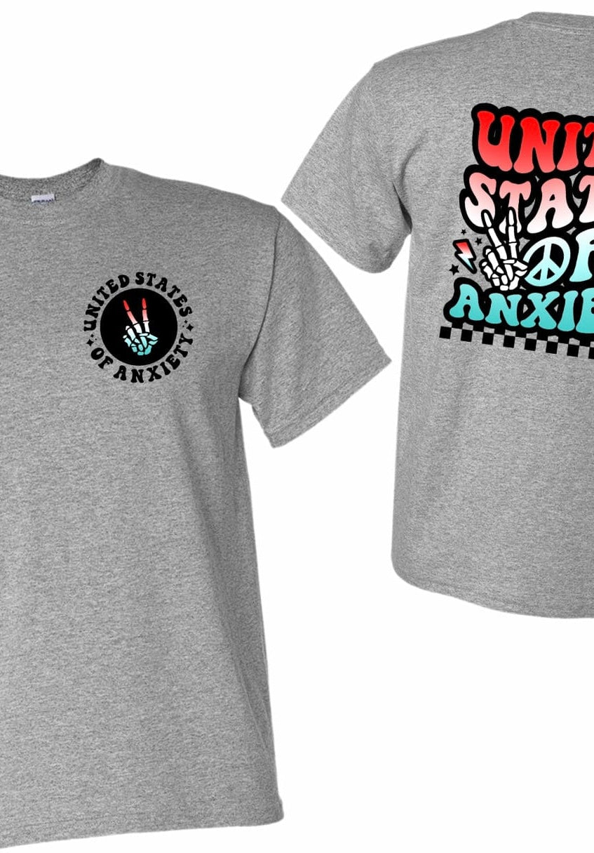 Anxiety Graphic T-Graphic T-Stay Foxy Boutique, Florissant, Missouri