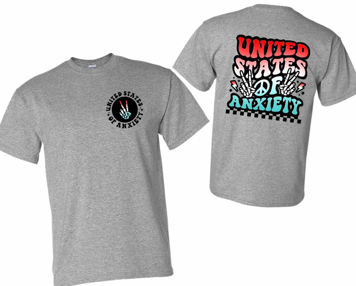Anxiety Graphic T-Graphic T-Stay Foxy Boutique, Florissant, Missouri