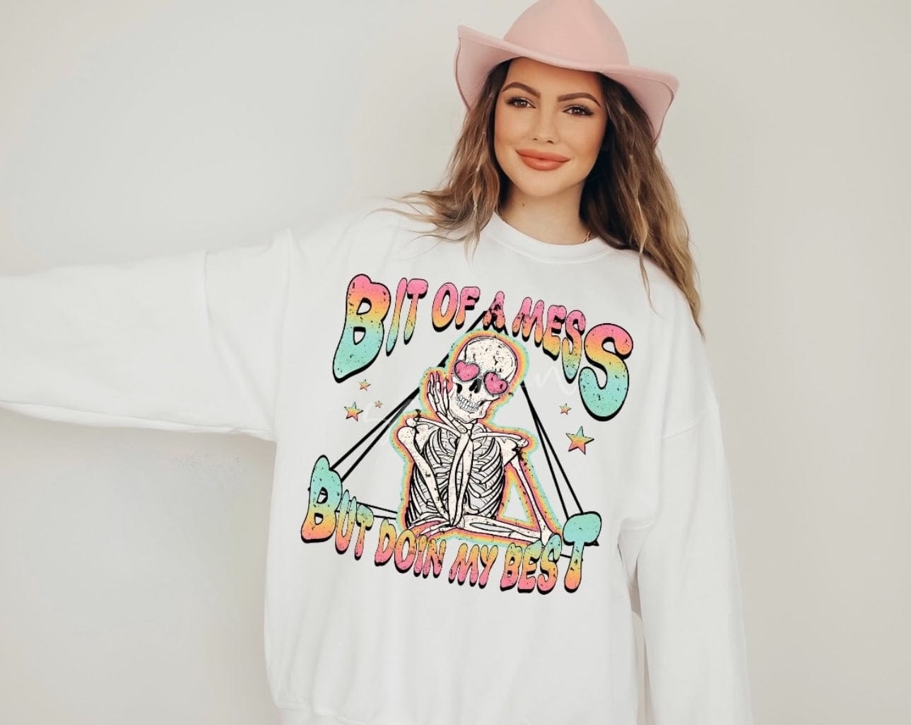 Bit Of A Mess Graphic T-Graphic T-Stay Foxy Boutique, Florissant, Missouri