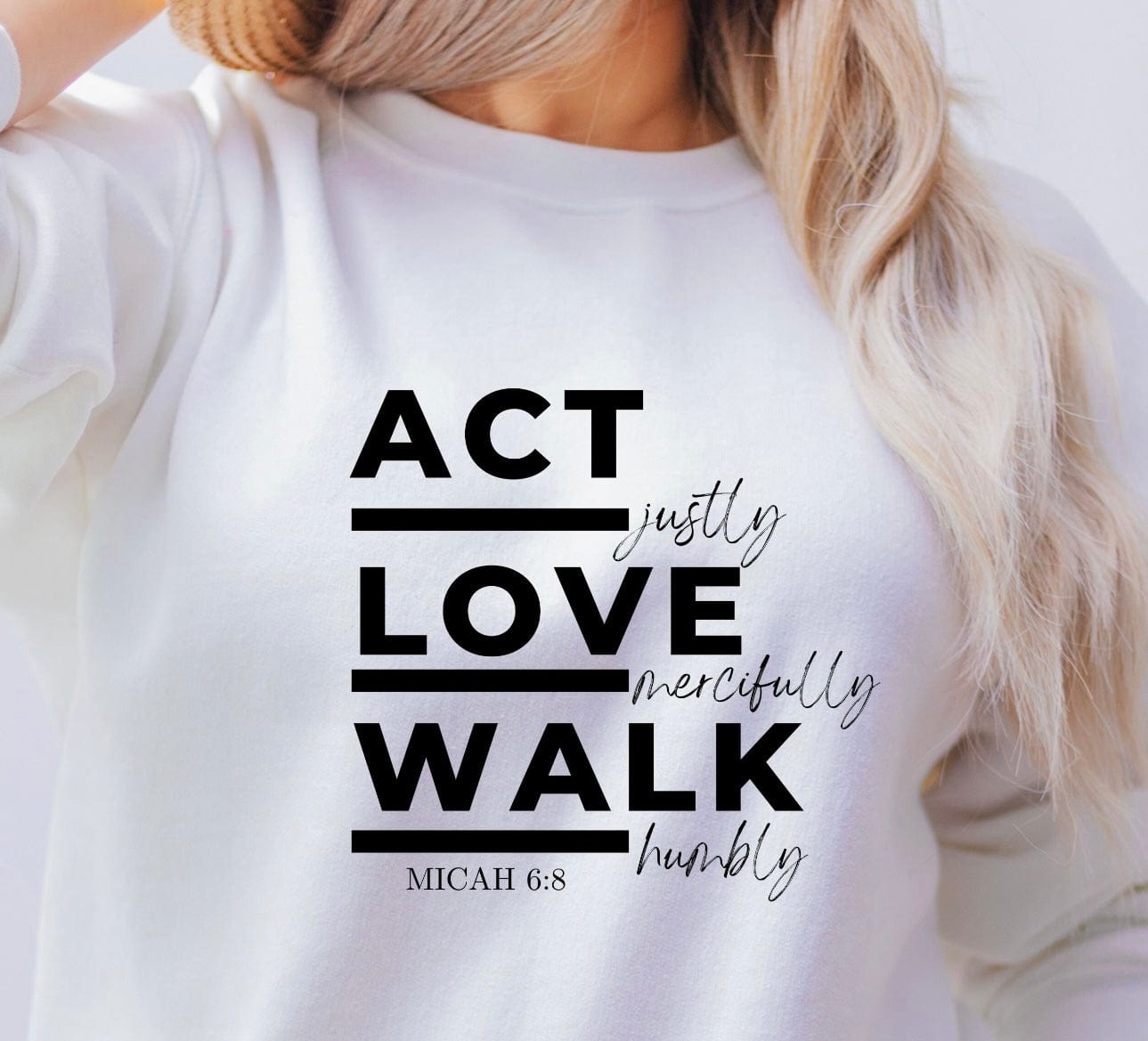 Act Justly Graphic T-Graphic T-Stay Foxy Boutique, Florissant, Missouri