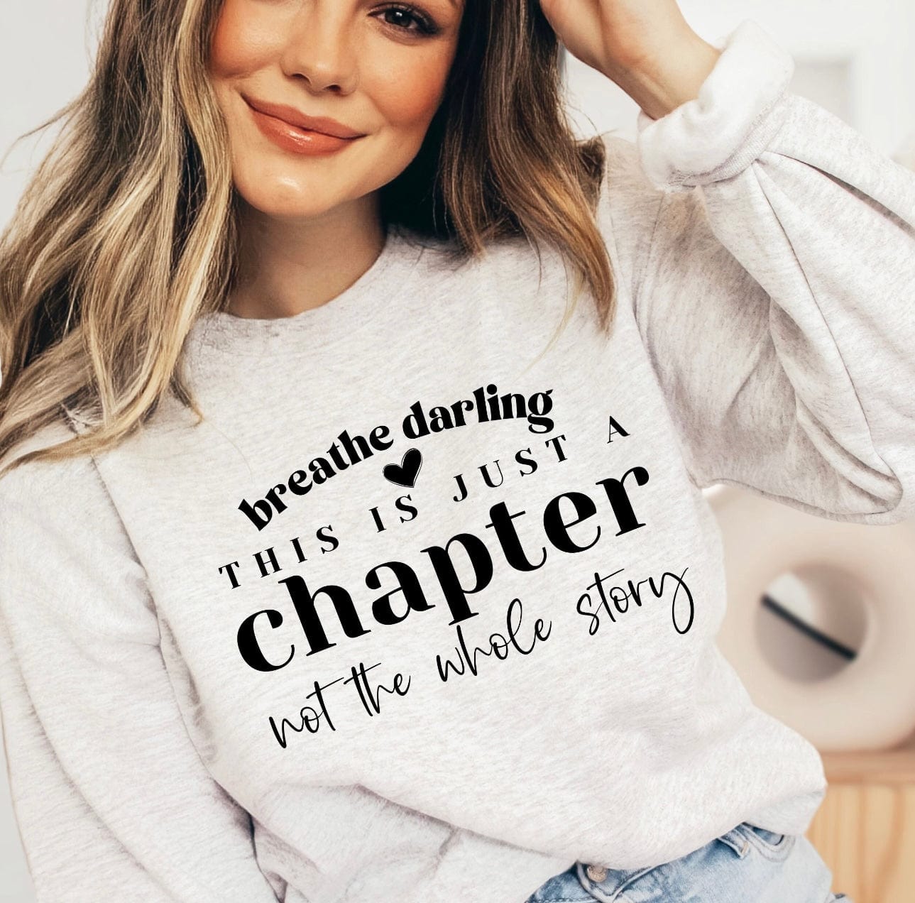Breathe Darling Graphic T-Graphic T-Stay Foxy Boutique, Florissant, Missouri