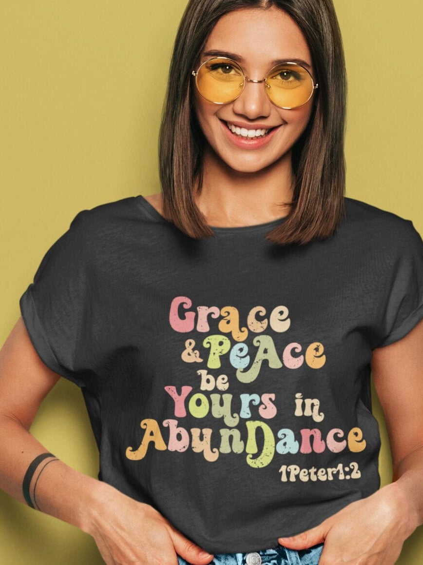 Grace And Peace Graphic T-Graphic T-Stay Foxy Boutique, Florissant, Missouri