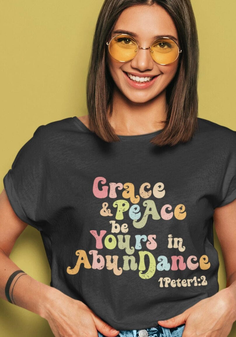 Grace And Peace Graphic T-Graphic T-Stay Foxy Boutique, Florissant, Missouri