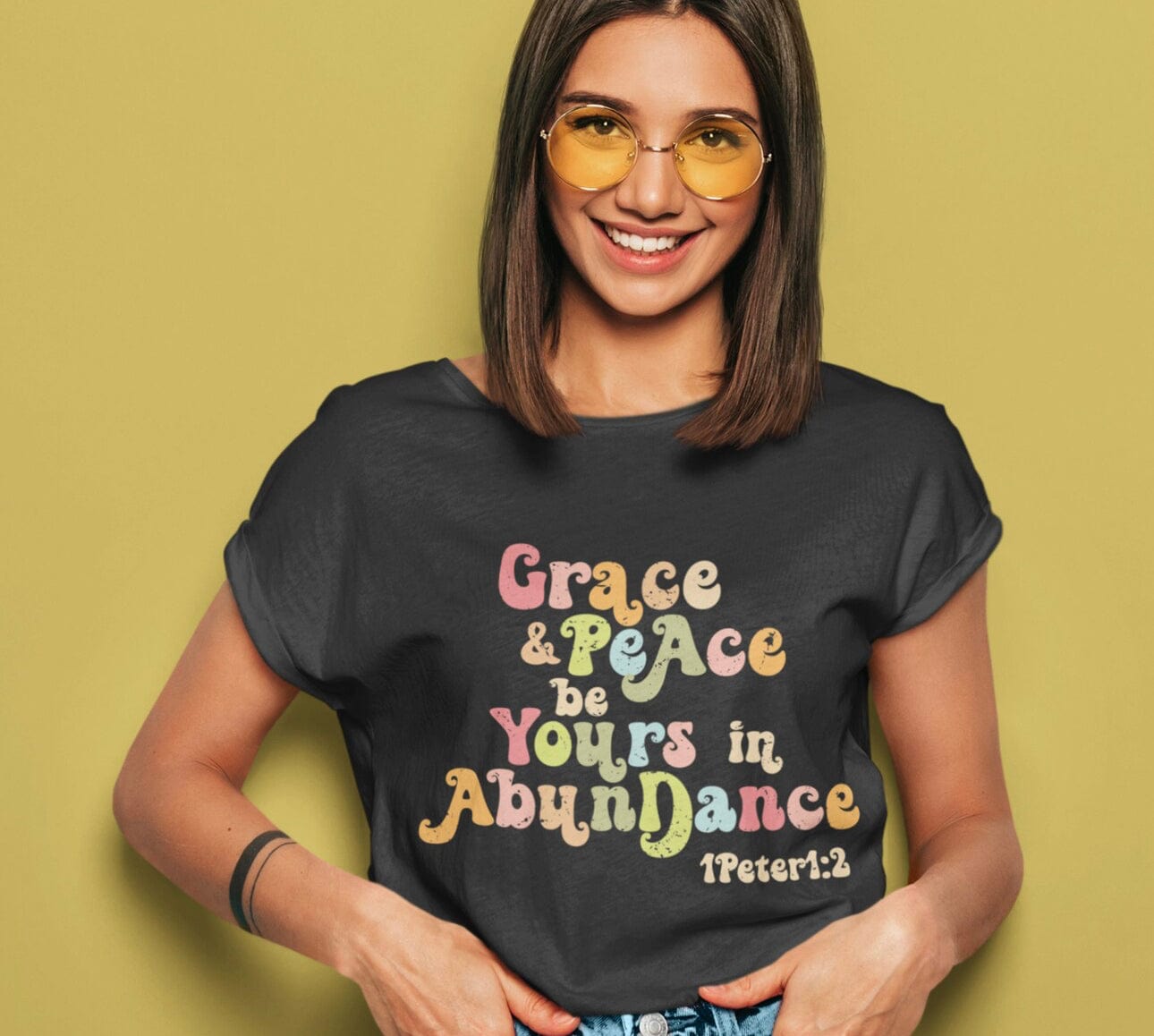 Grace And Peace Graphic T-Graphic T-Stay Foxy Boutique, Florissant, Missouri