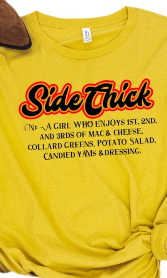 Tiktok Soul Food Side Chick Graphic T-Graphic T-Stay Foxy Boutique, Florissant, Missouri