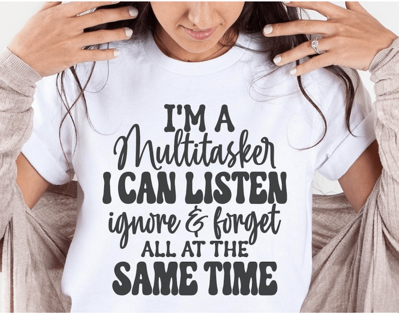 Multitasker Graphic T-Graphic T-Stay Foxy Boutique, Florissant, Missouri