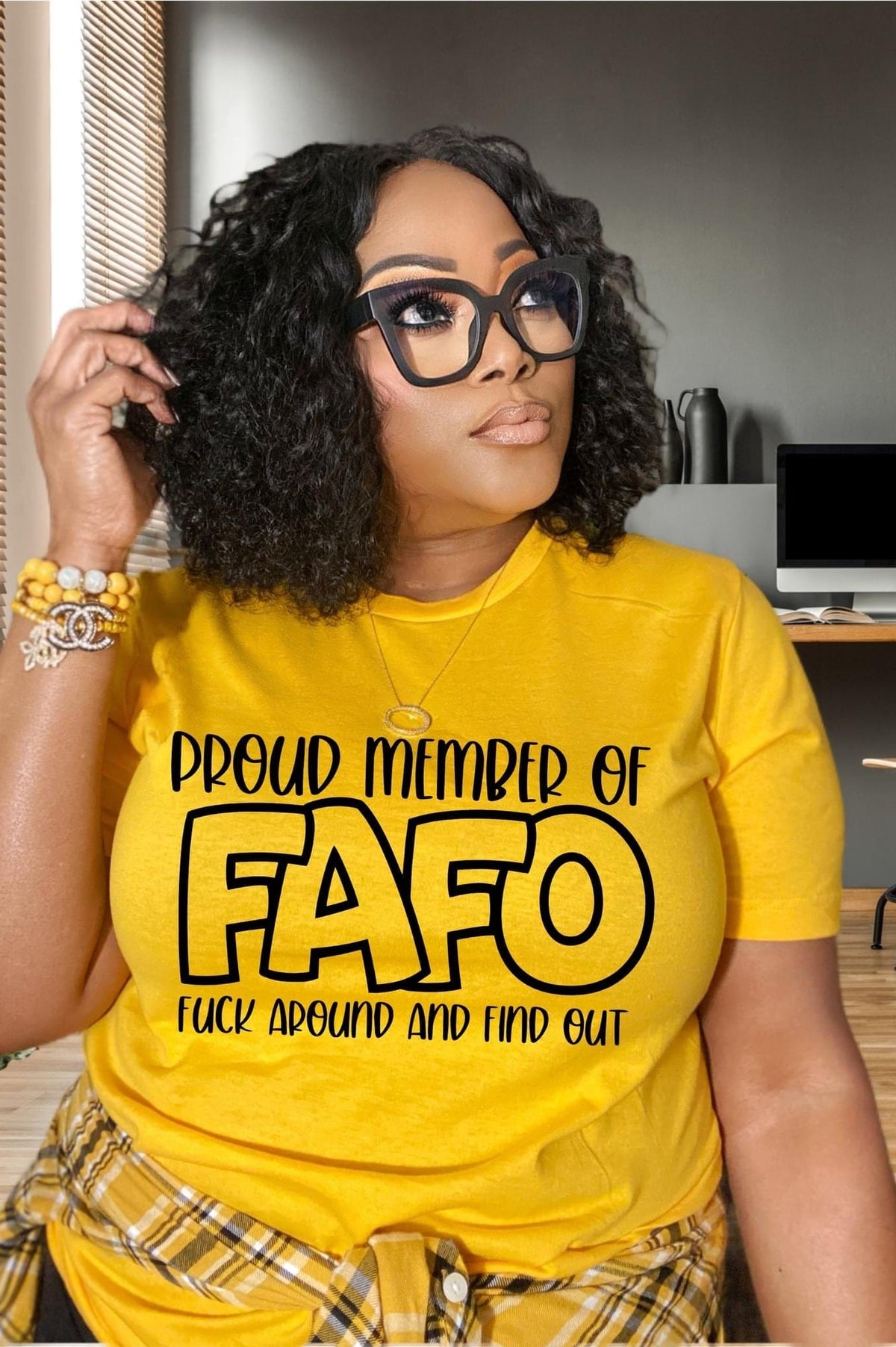 FAFO Graphic T-Graphic T-Stay Foxy Boutique, Florissant, Missouri