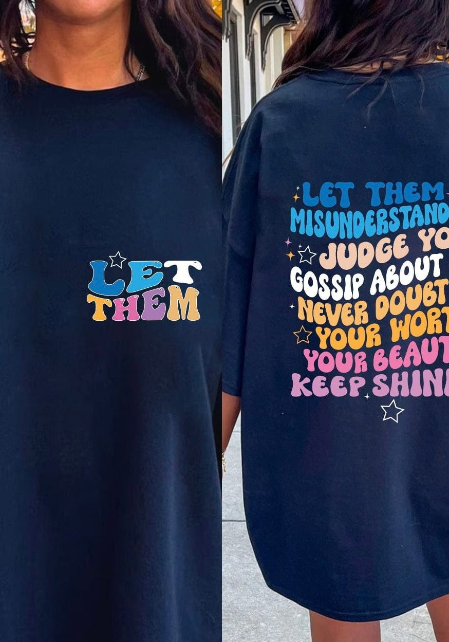 Let Them Graphic T-Graphic T-Stay Foxy Boutique, Florissant, Missouri