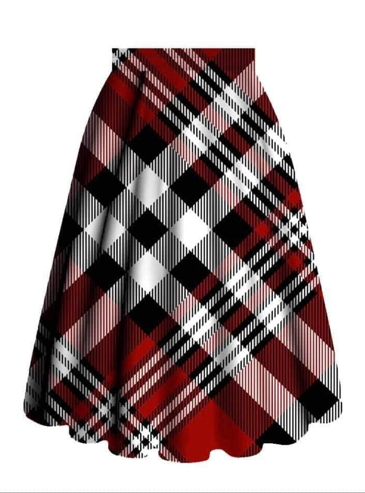 Zoe Swing Skirt Mix of designs-Rebellious Rose Specialty Shoppe-Stay Foxy Boutique, Florissant, Missouri