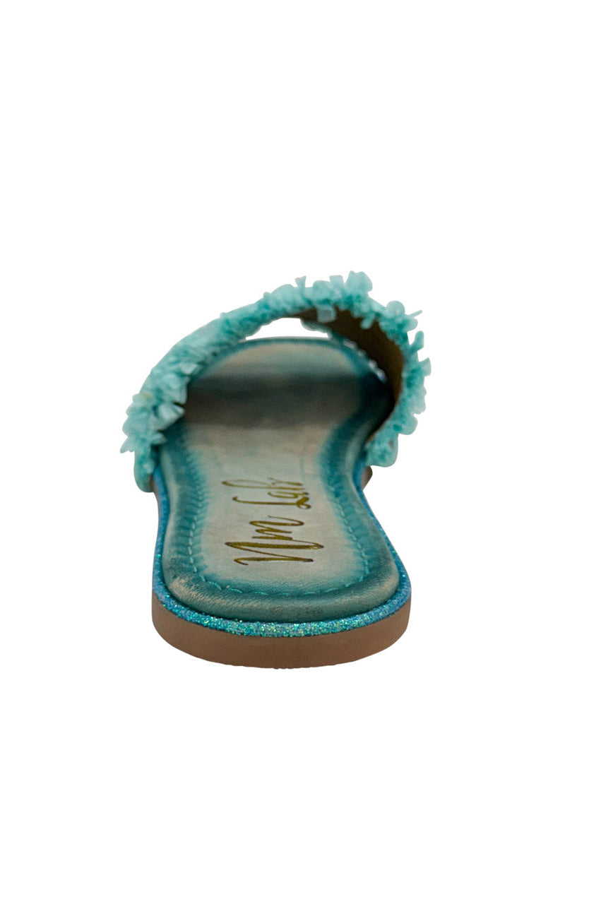 Juana Woven Sandals in Aqua Blue-130 Sandals-Stay Foxy Boutique, Florissant, Missouri