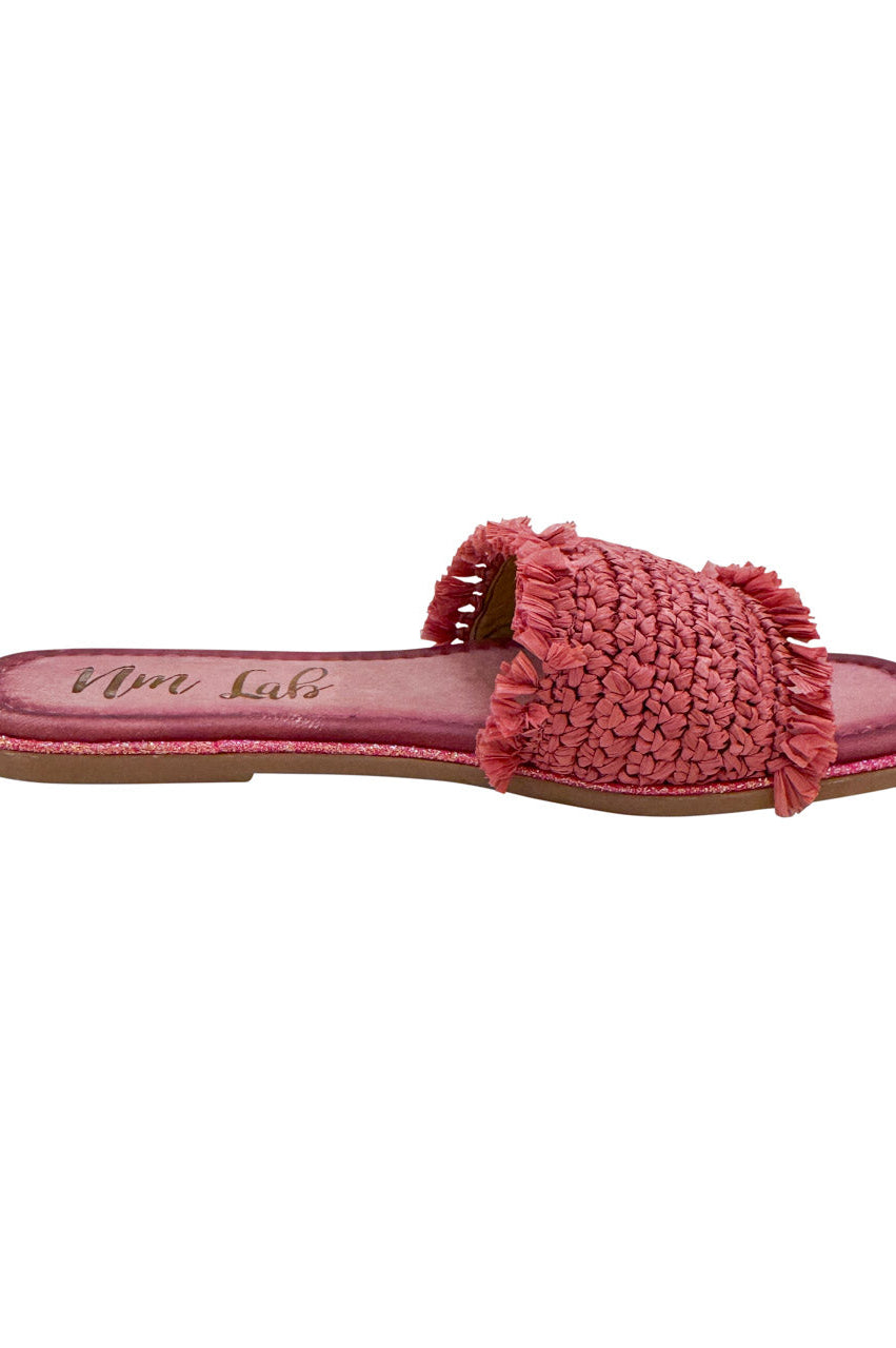 Juana Woven Sandals in Pink-130 Sandals-Stay Foxy Boutique, Florissant, Missouri