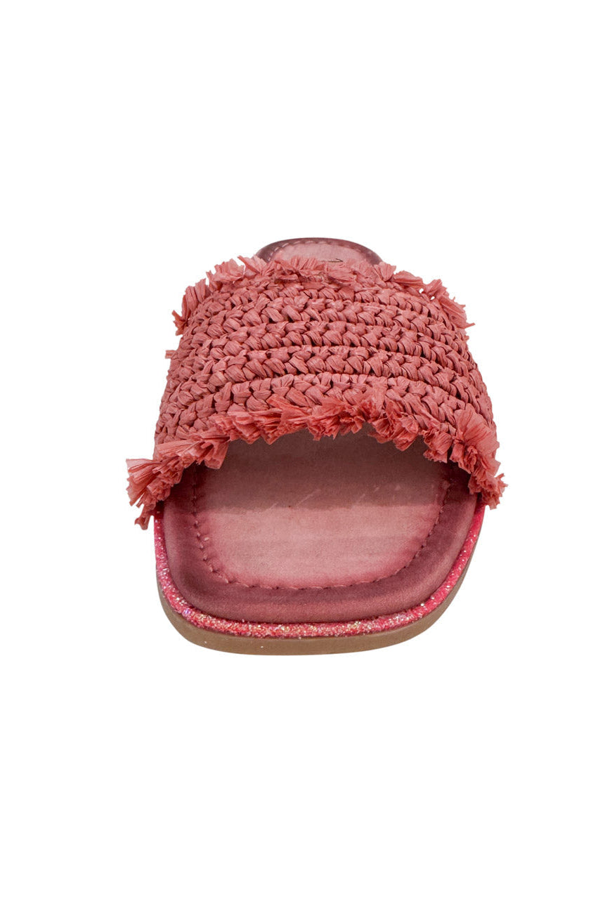 Juana Woven Sandals in Pink-130 Sandals-Stay Foxy Boutique, Florissant, Missouri