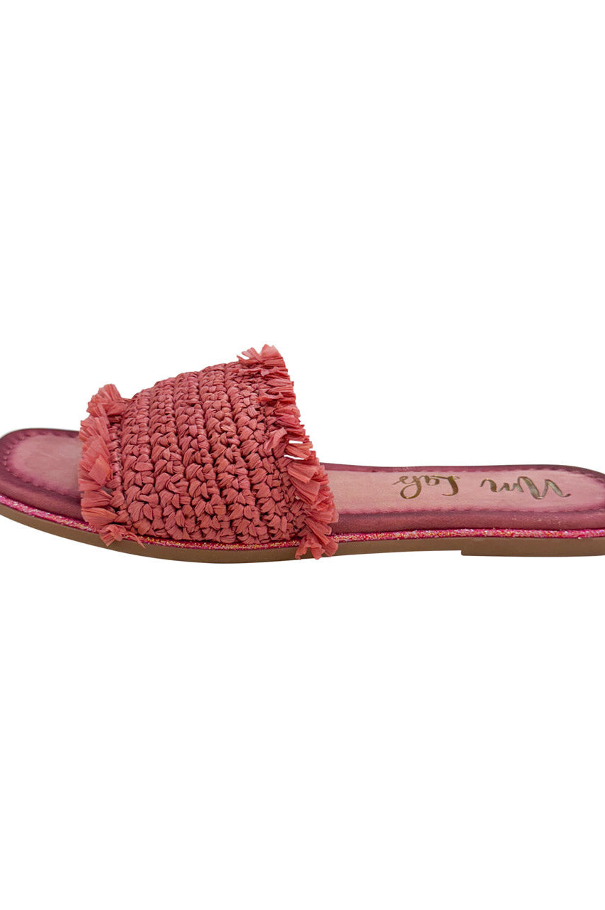 Juana Woven Sandals in Pink-130 Sandals-Stay Foxy Boutique, Florissant, Missouri