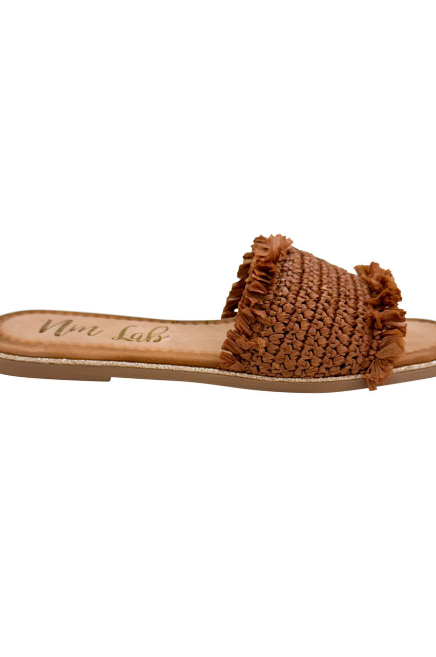 Juana Woven Sandals in Tan-130 Sandals-Stay Foxy Boutique, Florissant, Missouri