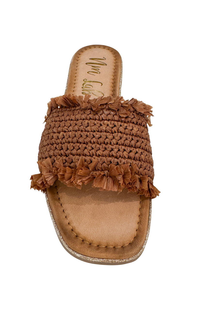Juana Woven Sandals in Tan-130 Sandals-Stay Foxy Boutique, Florissant, Missouri