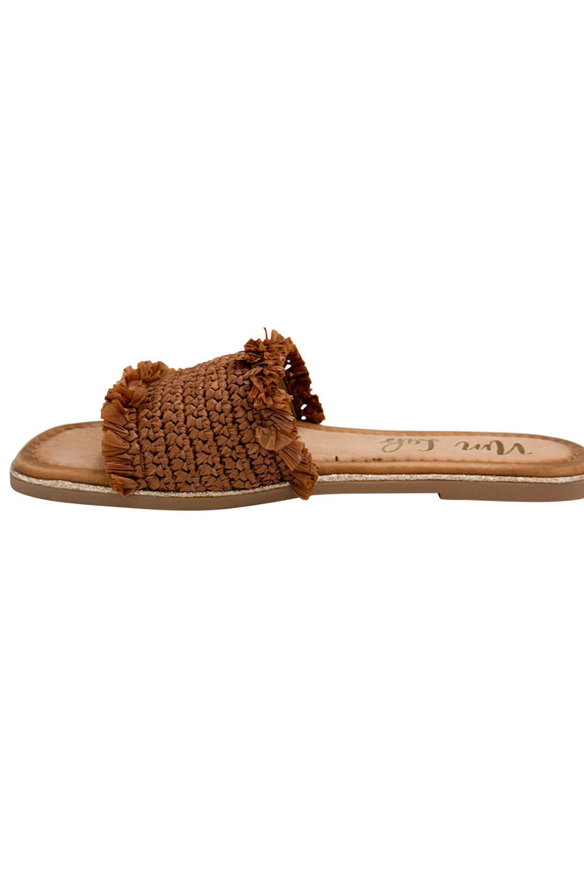 Juana Woven Sandals in Tan-130 Sandals-Stay Foxy Boutique, Florissant, Missouri