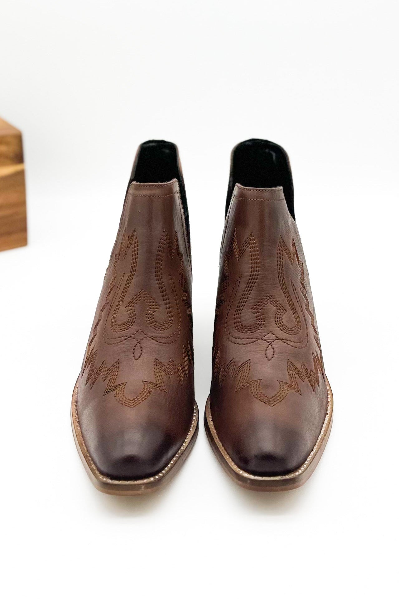 Kickin' Booties in Brown-Shoes-Stay Foxy Boutique, Florissant, Missouri