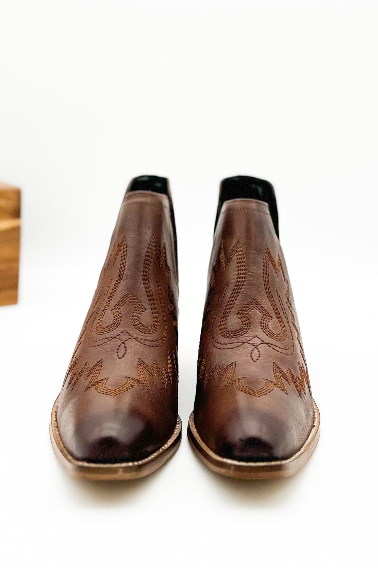Kickin' Booties in Brown-Shoes-Stay Foxy Boutique, Florissant, Missouri