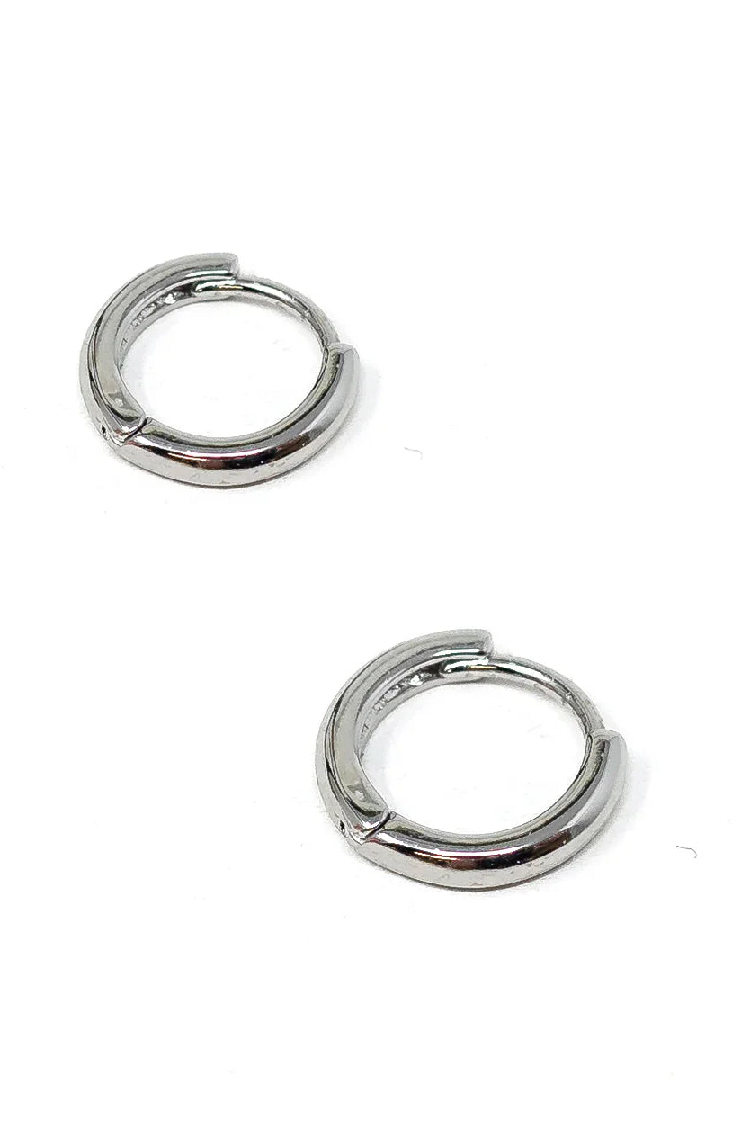 PREORDER: Crystal Cross Charm Huggies in Two Colors-Womens-Stay Foxy Boutique, Florissant, Missouri