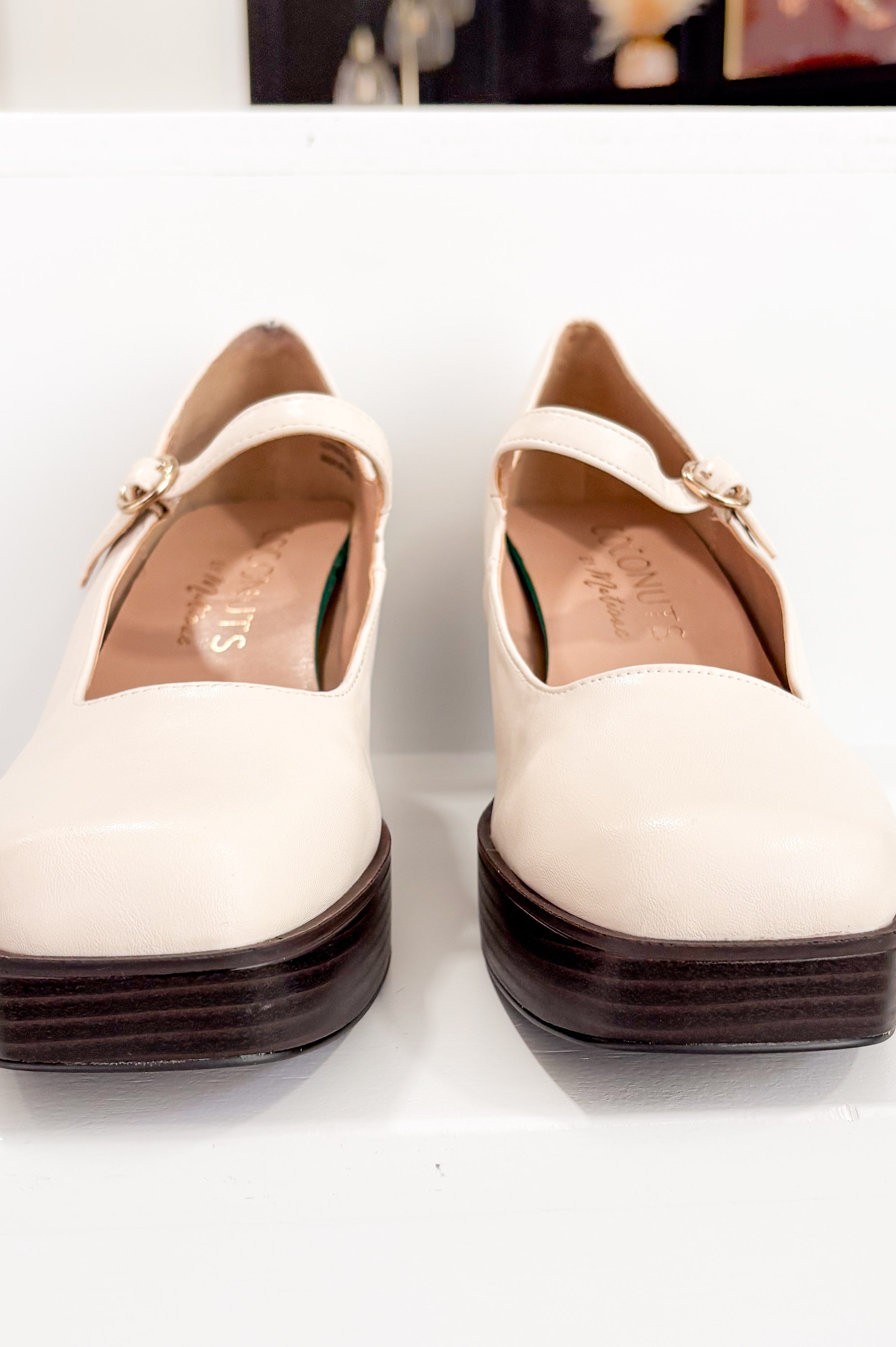 Matilda Platform Heel in Bone-Heel-Stay Foxy Boutique, Florissant, Missouri