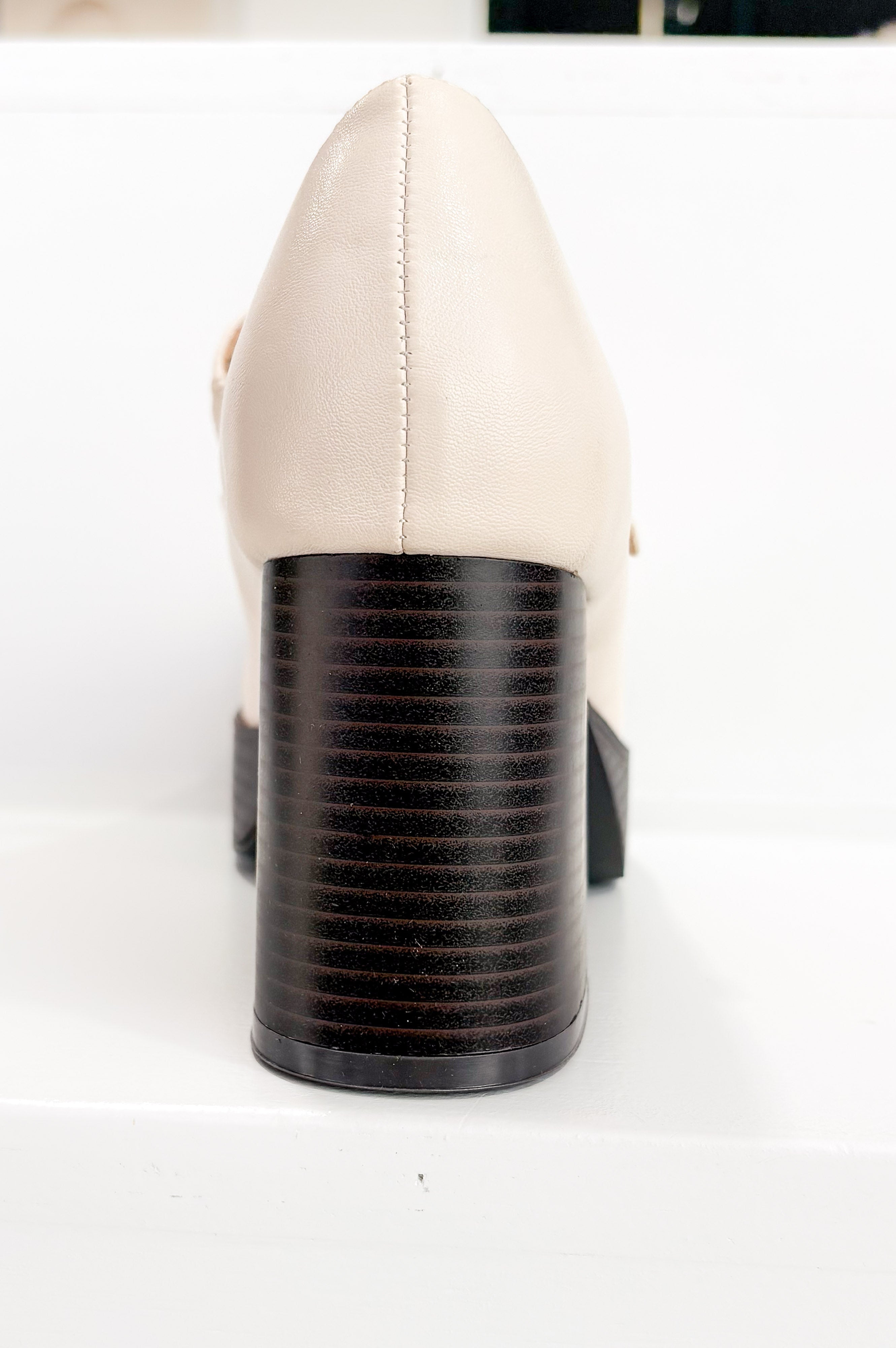 Matilda Platform Heel in Bone-Heel-Stay Foxy Boutique, Florissant, Missouri