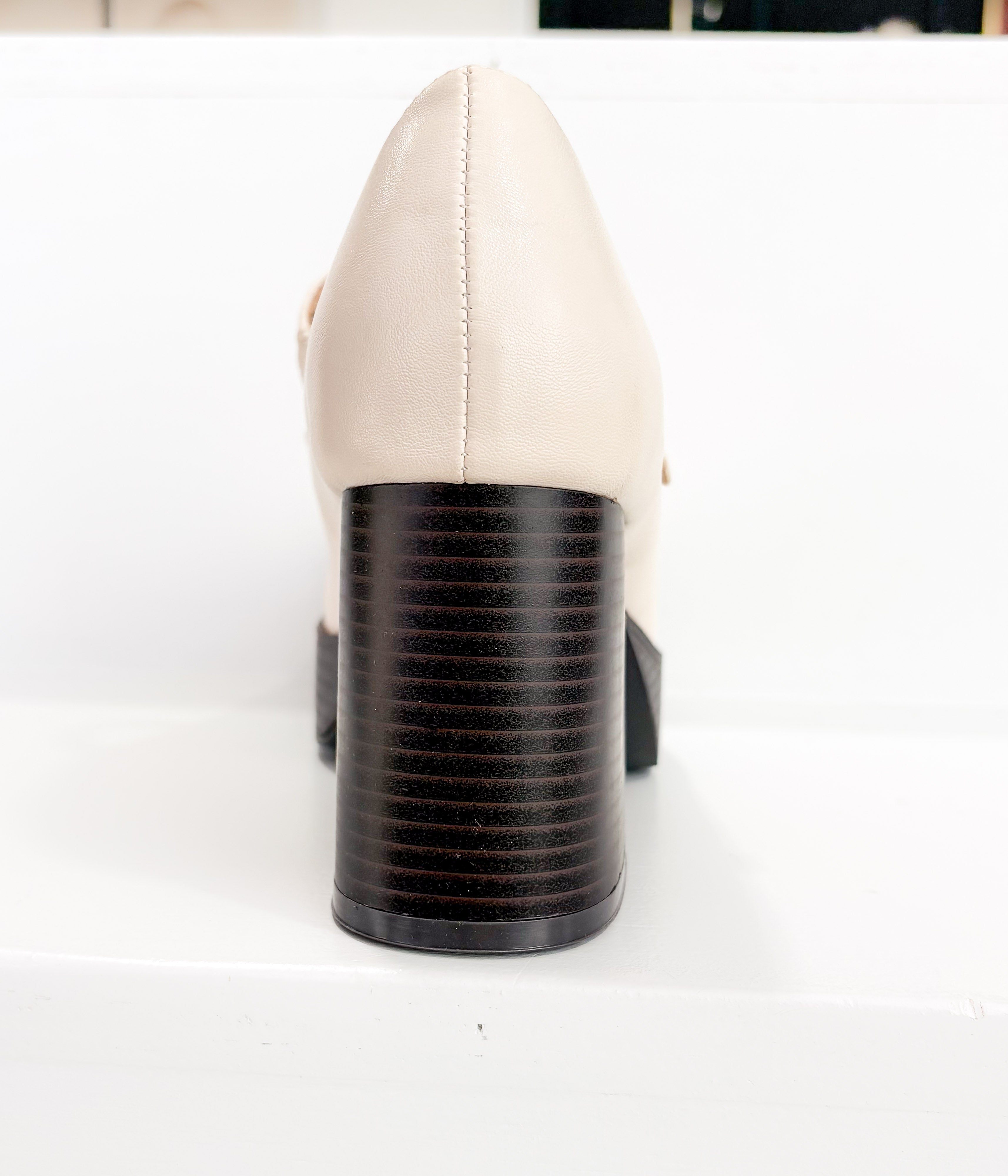 Matilda Platform Heel in Bone-Heel-Stay Foxy Boutique, Florissant, Missouri